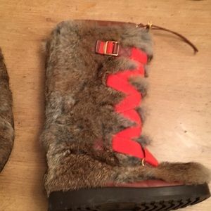 Tory Burch fur boots.